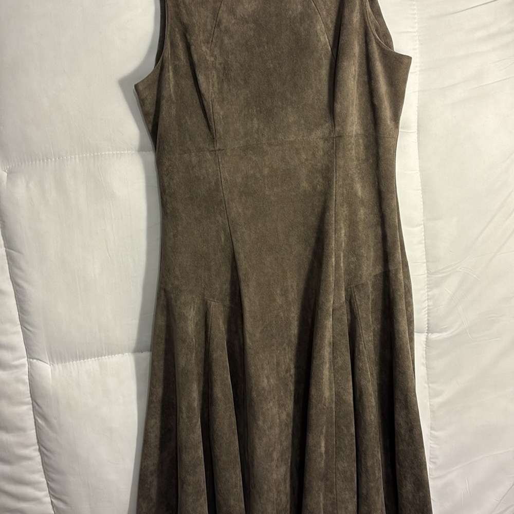 Ivanka Trump Faux Suede Dress sz 2 - Picture 4 of 9
